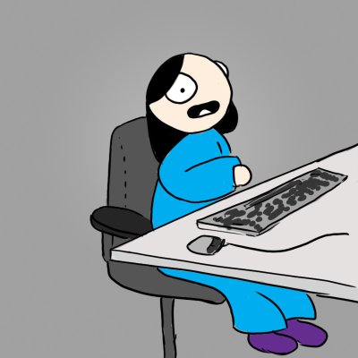 Rishika sitting at a computer desk, feeling slightly overwhelmed